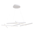 Lustra alba din metal cu led Line Maytoni