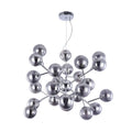 Lustra silver din metal si sticla cu 24 de becuri Dallas Maytoni
