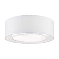 Plafoniera alba / gri din metal si in cu 3 becuri Bergamo Maytoni