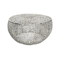 Masa cafea silver 80 cm Leaf Invicta Interior1