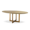 Masa dining ovala maro 200 cm Melchior Eichholtz1