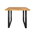 Masa bar maro din lemn Iron Craft Invicta Interior - Poetic Store