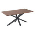 Masa dining maro neagra din lemn 160 cm Lona Ixia - Poetic Store