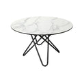 Masa dining rotunda alba 120 cm Circular Invicta Interior - Poetic Store