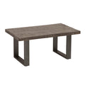 Masuta cafea gri din lemn Craft 100 cm Invicta Interior1