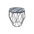 Masuta gri din marmura Diamond 50 cm Invicta Interior - Poetic Store