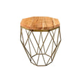 Masuta maro din lemn Diamond 50 cm Invicta Interior - Poetic Store