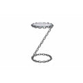 Masuta silver din fier Chain 55 cm Invicta Interior - Poetic Store