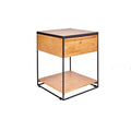 Noptiera maro din lemn 40 cm Scorpion Invicta Interior - Poetic Store
