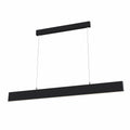 Lustra neagra din metal cu led Step Maytoni