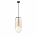 Lustra gold din metal si sticla 20 cm Telford Maytoni