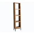 Raft maro din lemn 180x40 cm Iron Craft Invicta Interior