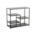 Raft negru din metal 80 cm Dura Invicta Interior - Poetic Store