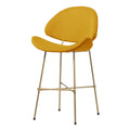 Scaun bar galben Cheri Low Gold Iker1