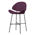 Scaun bar mov Cheri Low Velours Iker1