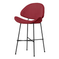 Scaun bar rosu Cheri Low Velours Iker1