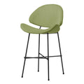 Scaun bar verde deschis Cheri Low Velours Iker1
