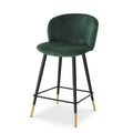 Scaun bar verde din catifea Volante S Eichholtz1