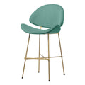Scaun bar verde mint Cheri Low Gold Iker