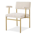 Scaun dining alb din poliester Dunmore Eichholtz1