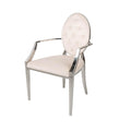 Scaun dining bej din catifea Baroque Invicta Interior1