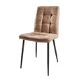 Scaun dining grej din poliester Modena S Invicta Interior1