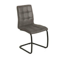 Scaun dining gri din poliester Modena Invicta Interior1