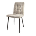 Scaun dining gri din poliester Modena S Invicta Interior1