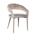 Scaun dining kaki din catifea Gia Richmond Interiors1