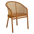 Scaun dining maro deschis din ratan Mosso Nordal1