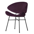 Scaun dining mov din velur Cheri Iker1