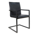 Scaun dining negru antichizat Cantilever Loft Invicta Interior1