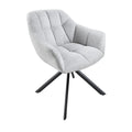 Scaun dining rotativ gri deschis Papillon Invicta Interior