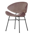 Scaun dining roz din velur Cheri Iker1