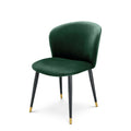 Scaun dining verde din catifea Volante S Eichholtz1