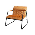 Scaun lounge galben din catifea Mustang Invicta Interior1