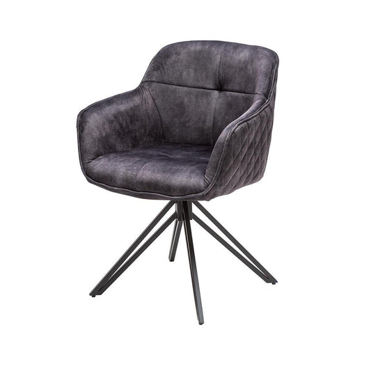 Scaun-rotativ-gri-din-catifea-Euphoria-Invicta-Interior-1