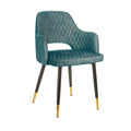 Scaun dining albastru petrol Paris Invicta Interior - Poetic Store