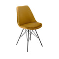 Scaun dining galben mustar Scandinavia Invicta Interior - Poetic Store