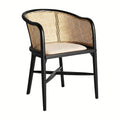 Scaun dining maro negru din lemn Nuchis Vical - Poetic Store