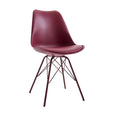 Scaun dining rosu Scandinavia Invicta Interior - Poetic Store