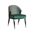 Scaun dining verde din catifea Kelheim Vical - Poetic Store