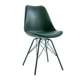 Scaun dining verde inchis Scandinavia Invicta Interior - Poetic Store