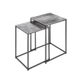 Set de 2 masute din metal Elements Invicta Interiors1