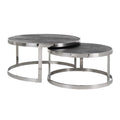 Set de 2 mese de cafea silver Blackbone Richmond Interiors1