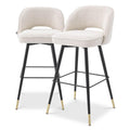 Set de 2 scaune de bar albe Long Cliff Eichholtz1