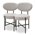 Set de 2 scaune dining gri Vicos Eichholtz1