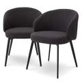Set de 2 scaune dining negre Lloyd Arm Eichholtz1