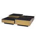 Set de 4 masute gold negre Esposito Eichholtz 1