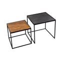 Set de 2 masute de cafea Fire & Earth Invicta Interior - Poetic Store